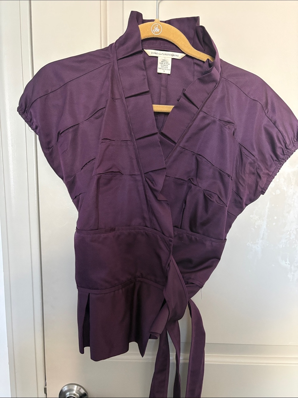 Vintage 90’s Diane Von Furstenberg  wrap vest